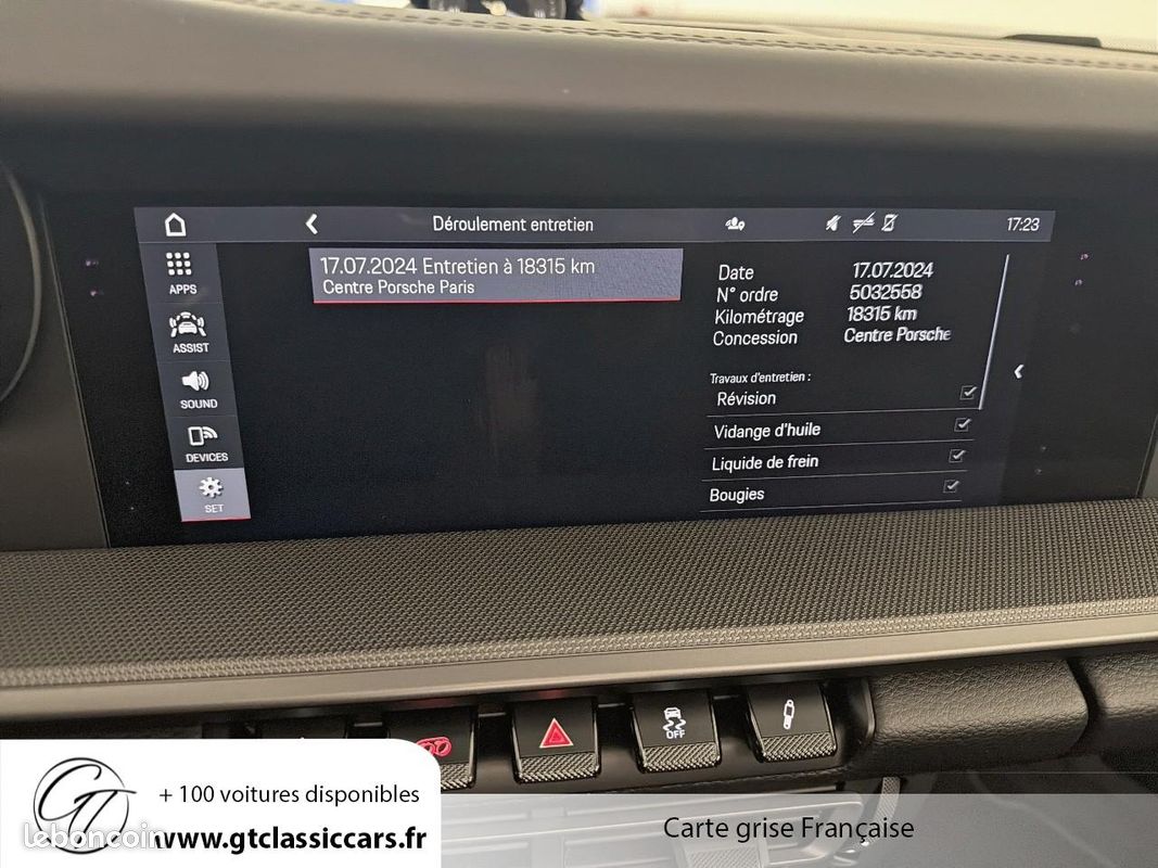 PORSCHE 911 Cabriolet 3.0i - 450 - BV PDK TYPE 992 CABRIOLET Carrera S PHASE 1 (image 31)