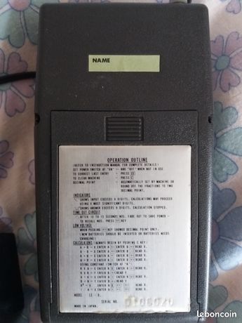 Calculatrice électronique kovac japon