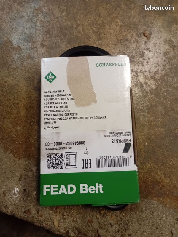 Courroie accessoire bmw e46 (image 1)