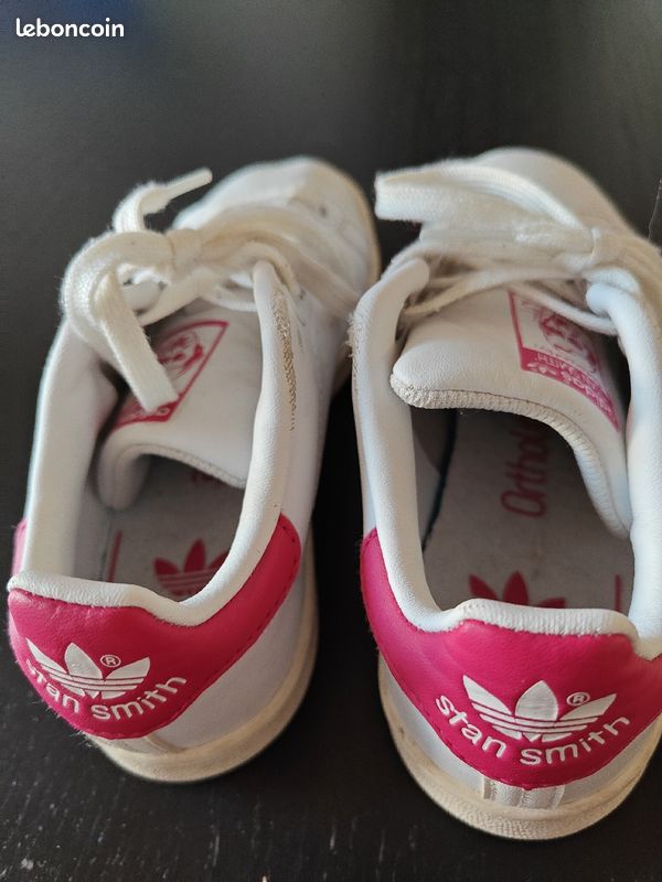 Chaussures Adidas Stan Smith fille 31 tennis (image 2)