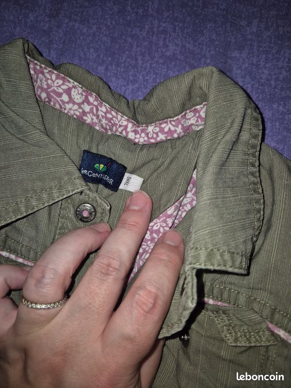 Veste sergent major 7ans (image 2)