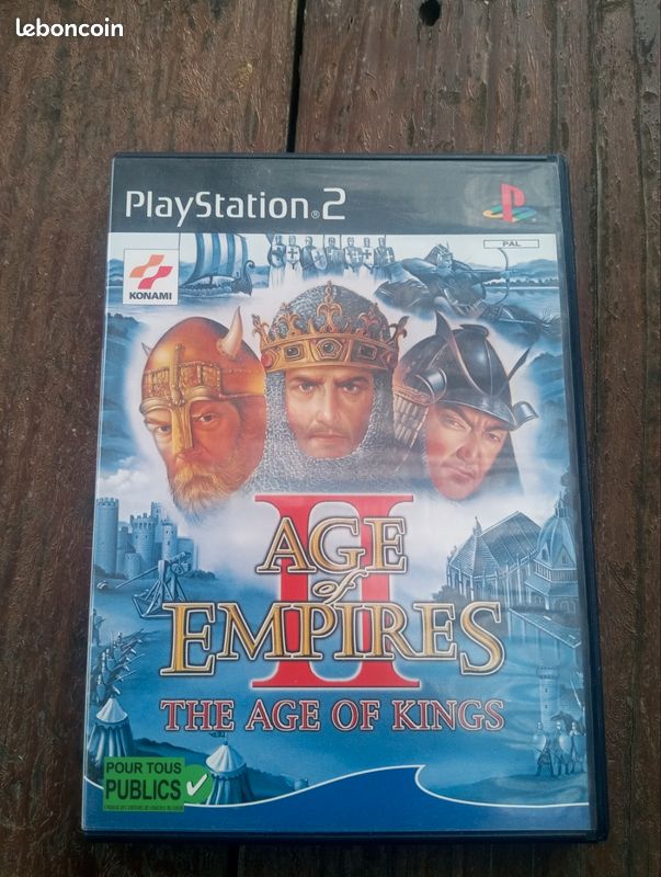 Jeu Vidéo Age Of Empires 2 - Version Complète FR Pour PlayStation 2 (PS2) - PAL, Bon état