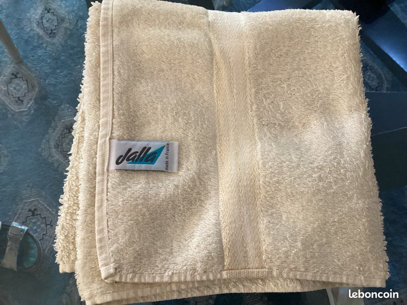 Lot de 2 serviettes toilette (95x48 cm) JALLA et 1 drap de bain ( 130x67cm) JALLA (image 5)