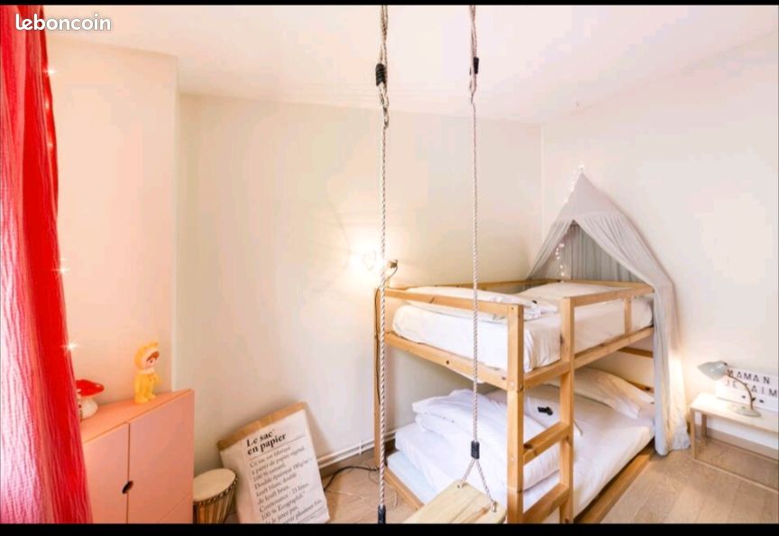 Lit superposé KURA IKEA 90x200 (image 1)
