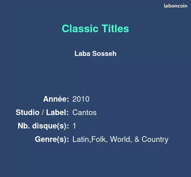 Classic Titles - Laba Sosseh (image 2)