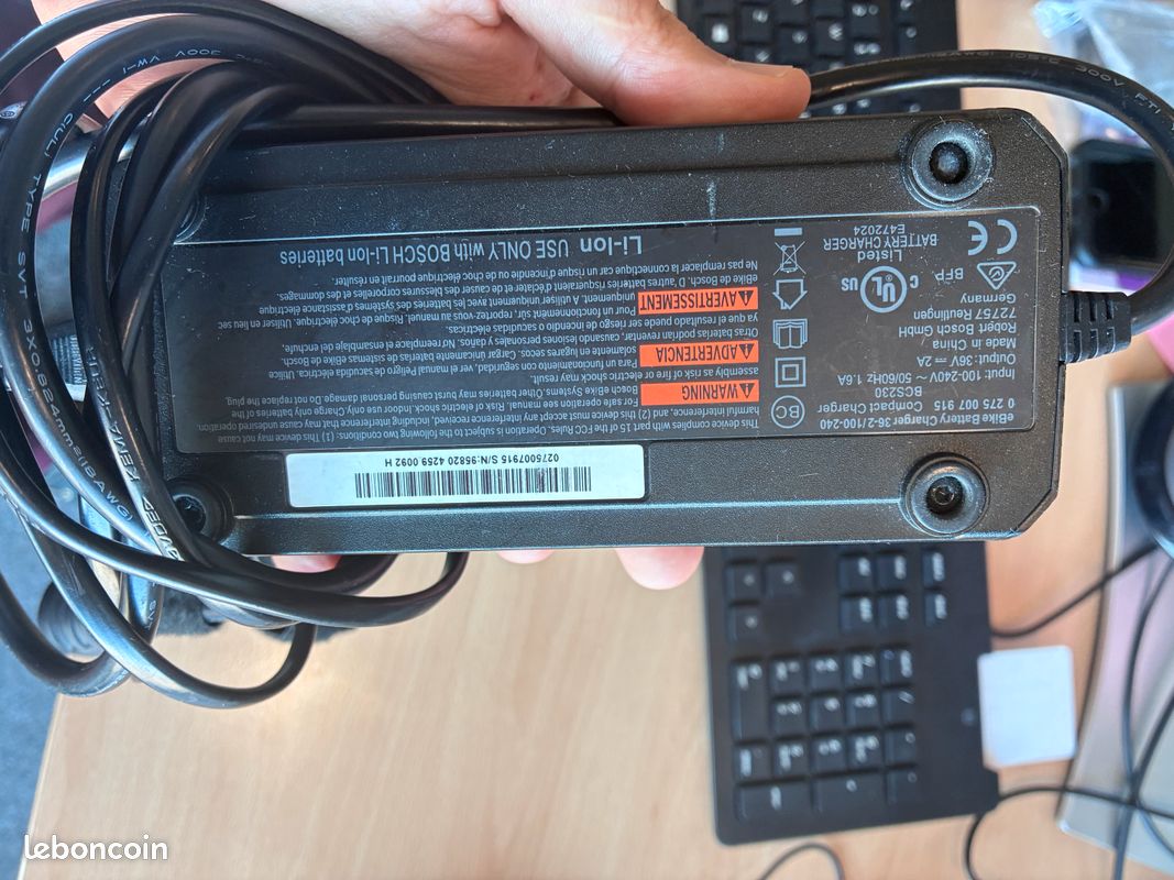 Chargeur batterie Bosch Velo electrique (image 3)