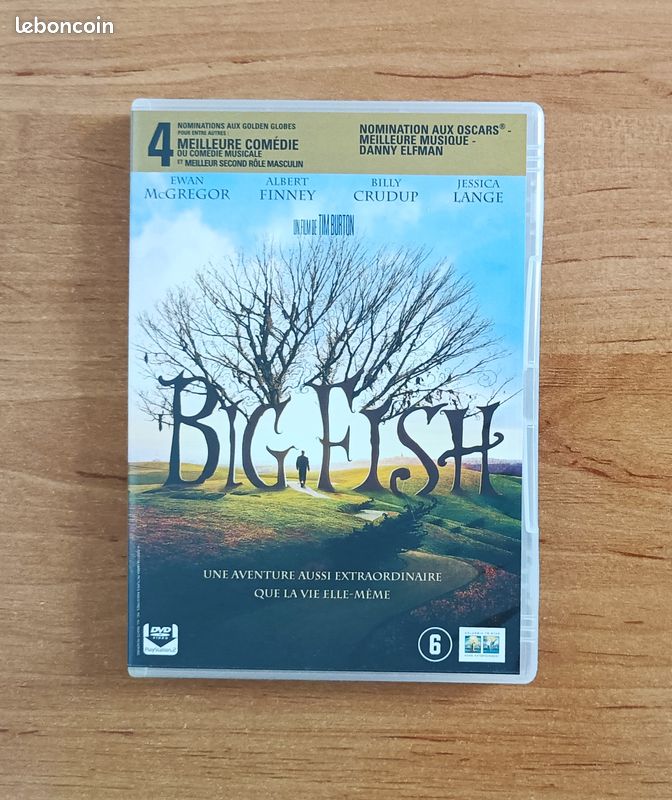 Dvd. Big Fish. Ewan Mc Gregor. Albert Finney. Billy Crudup. Jessica ...