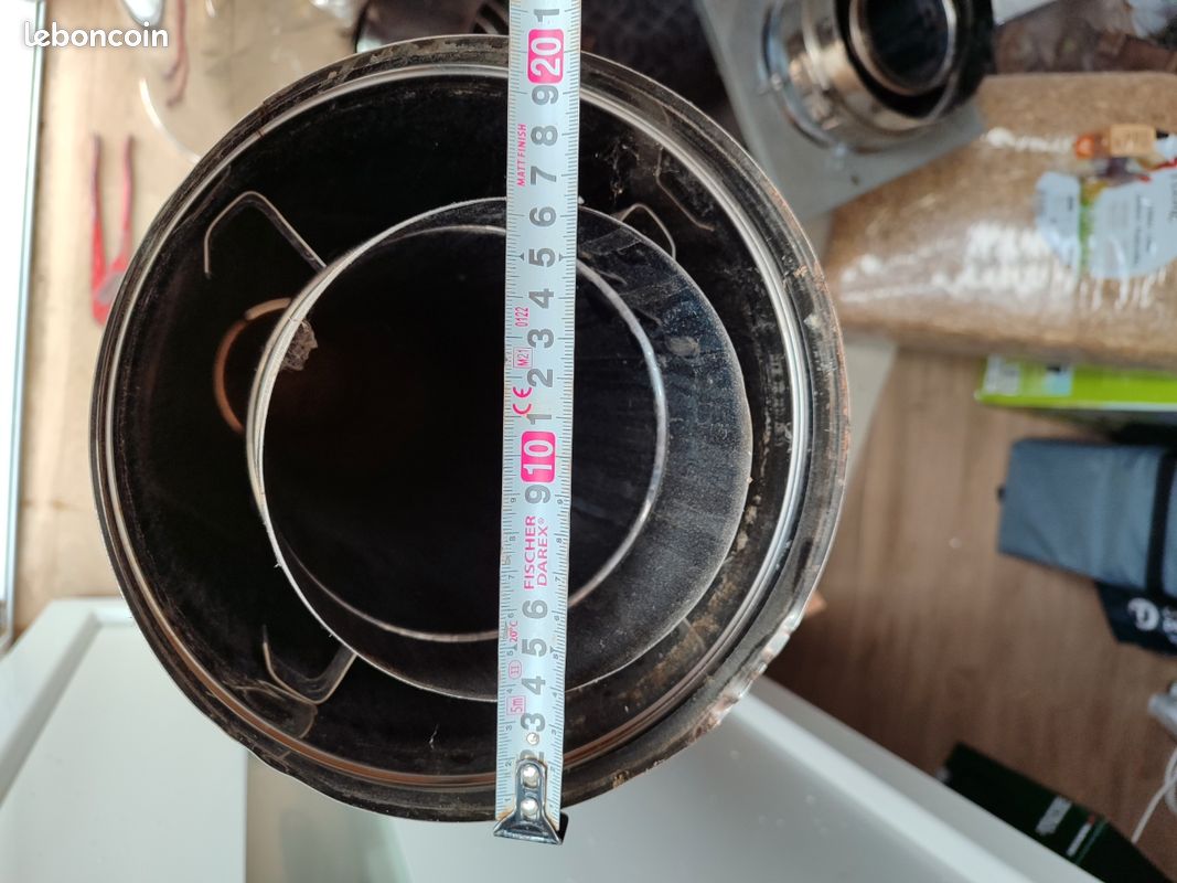 2 Éléments droits Poujoulat Duogas 130/200 (image 3)