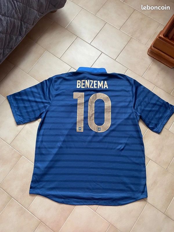 Maillot équipe de France vintage domicile #10 BENZEMA 2012-2013