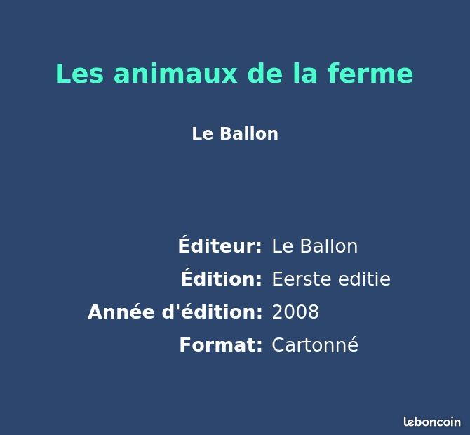 Les animaux de la ferme (image 2)