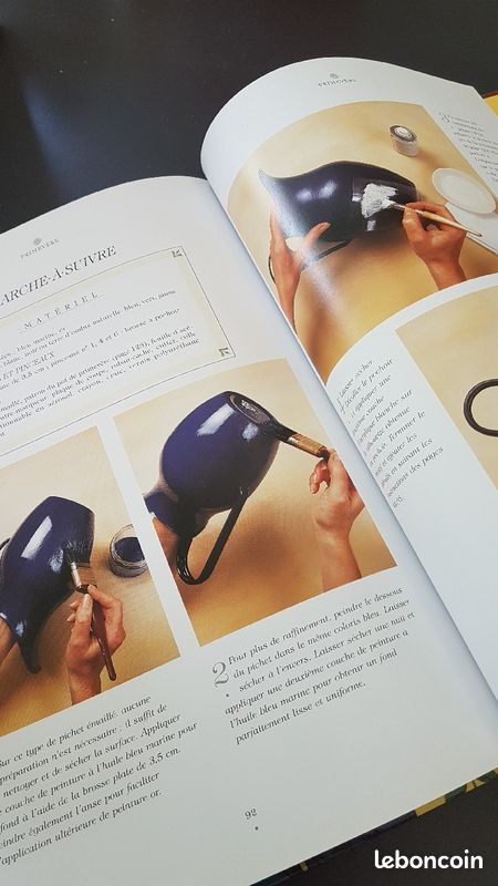 Livre pour relooking meubles decors peints ou pochoir très variés champêtres sur tous matériaux (image 8)