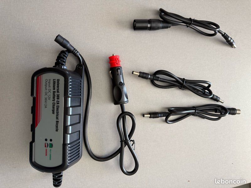 GO SOLID! Chargeur compatible avec Hillmiles Milecity 1 Vélo électrique - 42V 2A - GO SOLID