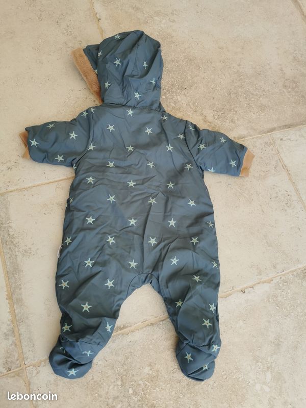 Très bon état - Combinaison bébé 1 mois Petit Béguin (image 2)
