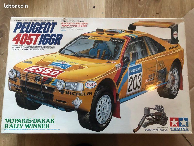Maquette TAMIYA 405T16GR Paris Dakar 90 (image 1)