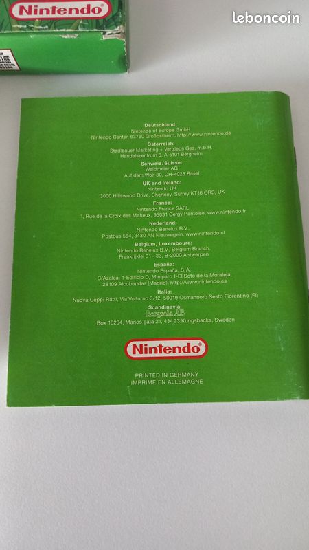Wario Land 4 Gameboy Advance jeu boîte et notice (image 10)