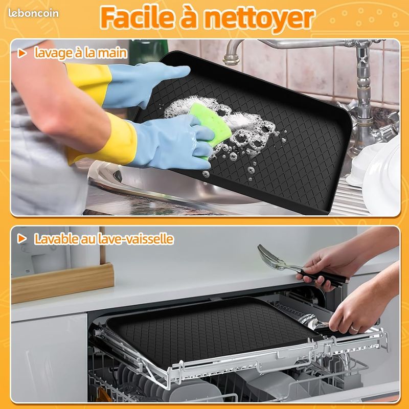 Tapis en silicone polyvalent pour COSORI Air Fryer 10L Twinfry (image 3)