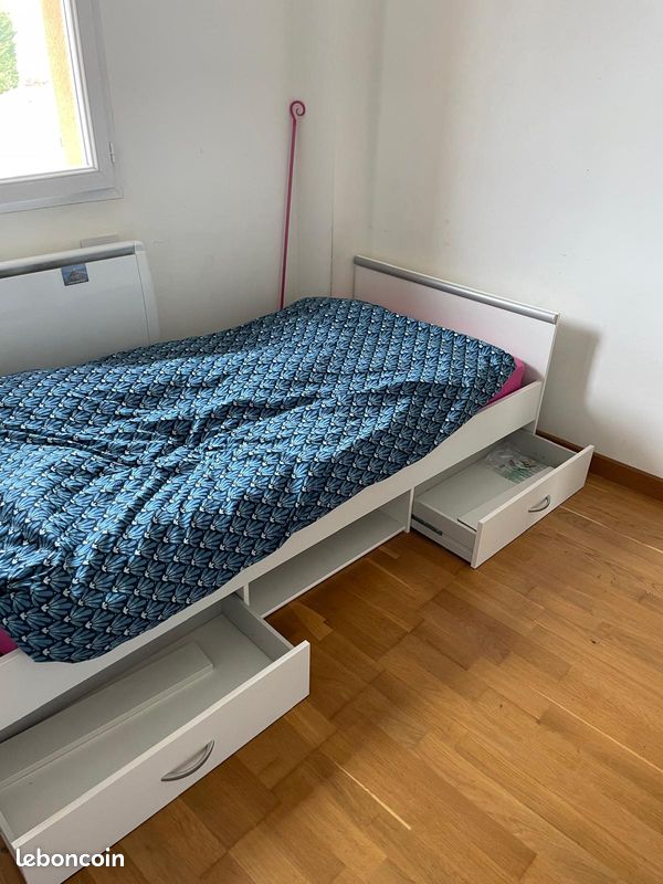 Lit une place 200 x 90 cm (image 3)