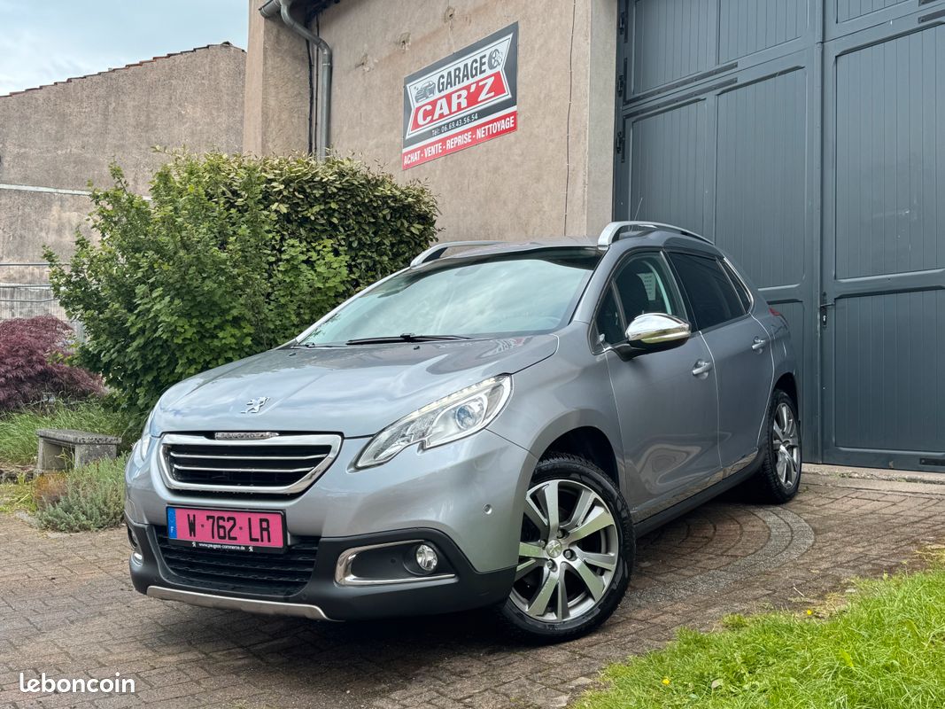 PEUGEOT 2008 1,6L e-HDi 115 ch Edition FELINE CROSSWAY / Sièges Cuir & Chauffants / Radar Av & Arr / Clim Auto / Ecran GPS / 1re MAIN & Carnet COMPLET (image 1)