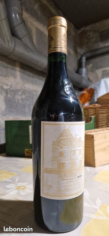 Bouteille vin rouge Bordeaux Chateau HAUT-BRION 1988 (image 13)