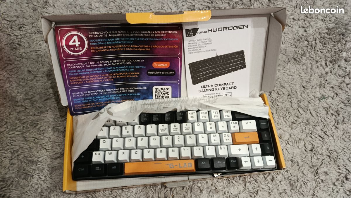 Clavier hydrogen g-lab gamer (image 3)