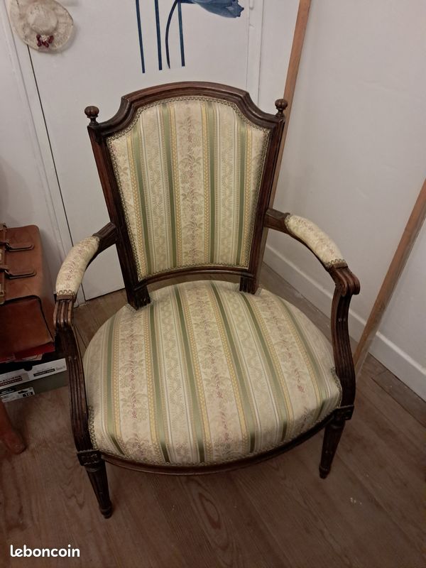 Fauteuil Cabriolet LOUIS XVI (image 1)