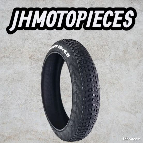 Generic Lot de 20 pneus Fat Bike 4.0 pour vélo électrique de 20
