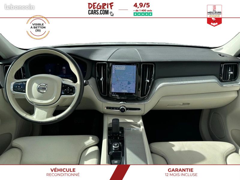 Volvo XC60 T6 AWD Recharge 253+145 Geartronic Plus Style Dark + TOIT OUVRANT + TVA RECUPERABLE (image 13)