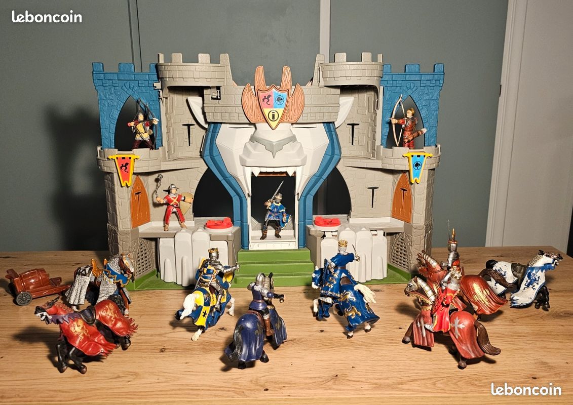 Château fort Fisher Price Imaginext et Papo chevalier (image 4)