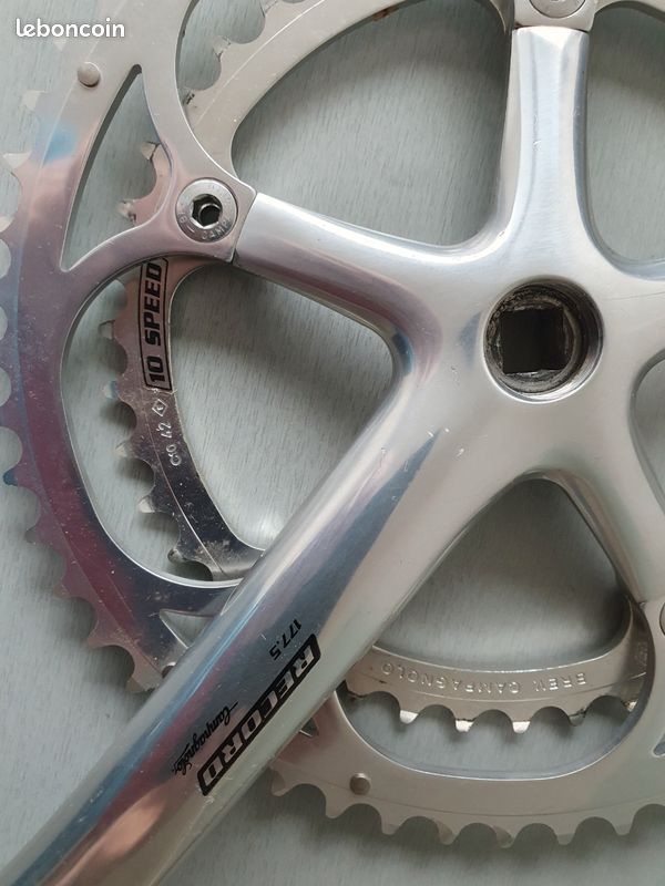 PEDALIER CAMPAGNOLO RECORD Strada Colnago Velo Vintage Bycicle Crank EUR 37,50 - FR