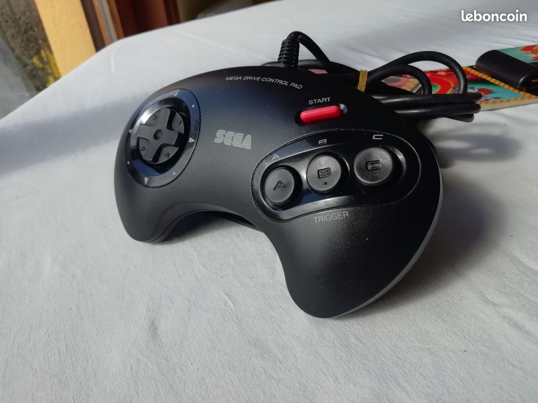 Console SEGA Mega Drive 2 - Restaurée, Avec Sonic, Câbles Et Manette
