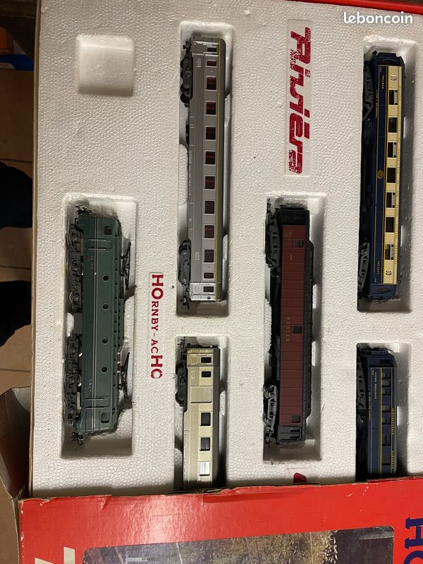 superbe coffret de train lima trans Europe Expresse 3 élément en boîte