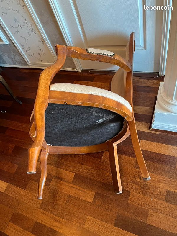 Salon: canapé + deux fauteuils en chêne massif (image 9)