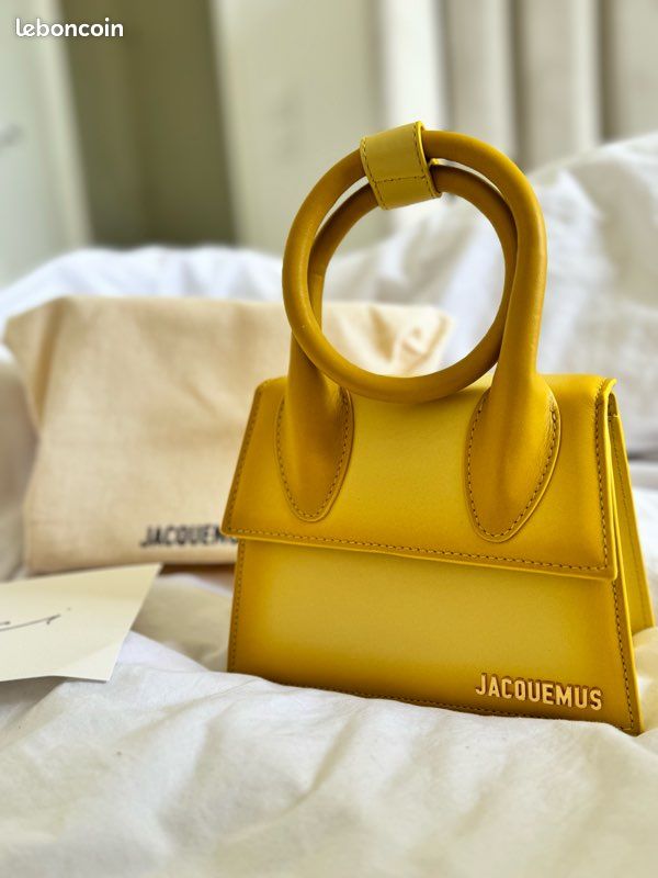 Sac Jacquemus Chiquito noeud jaune Accessoires Bagagerie