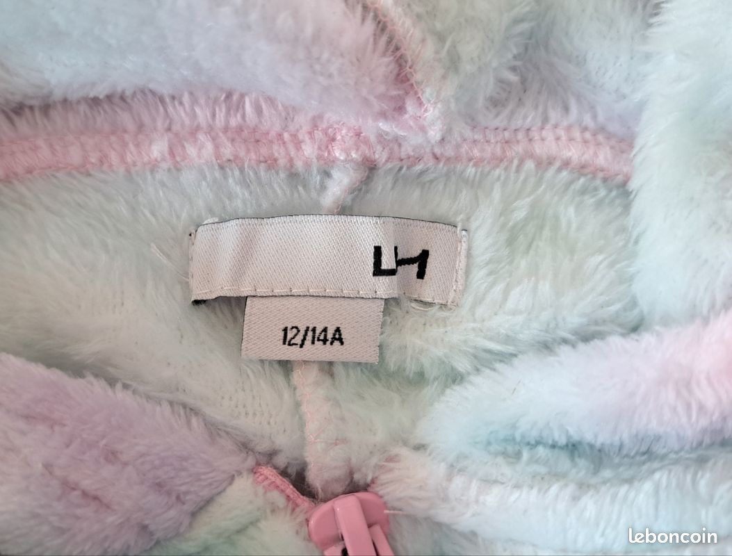 Combinaison pyjama licorne Pilou Pilou 14 ans Vêtements