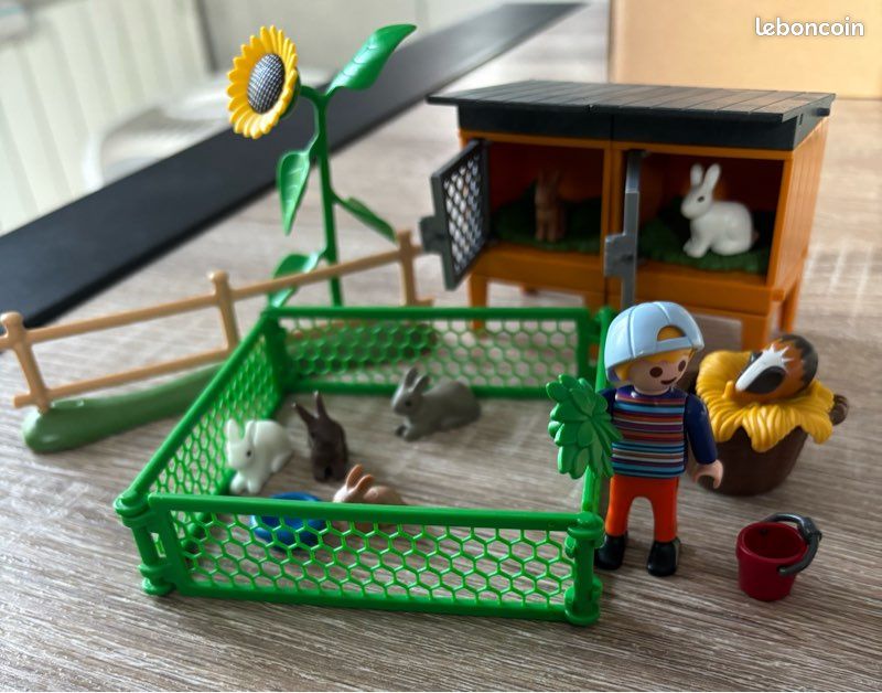 Playmobil 5123 Enclos à Lapins et Enfant (image 1)
