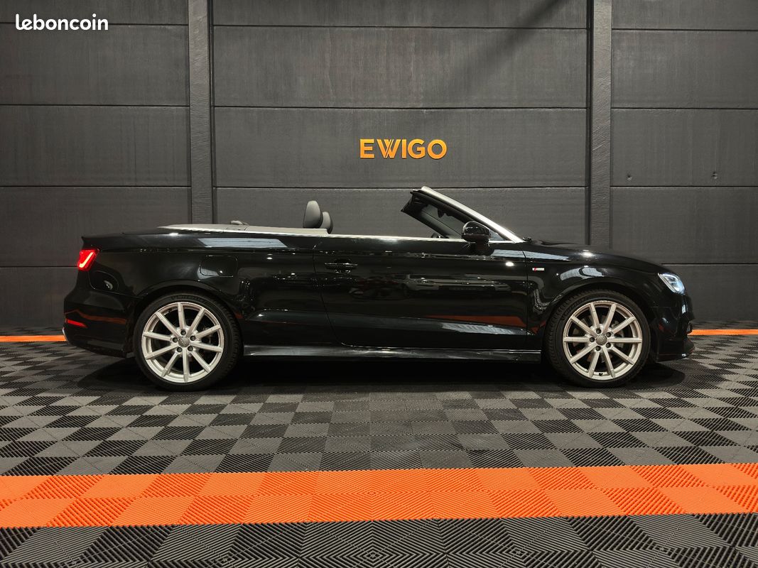 AUDI A3 CABRIOLET 1.8 TFSI 180CH AMBITION LUXE S-TRONIC - S LINE - CUIR - JA 18" - CAMERA RECUL - REGULATEUR ADAPTATIf (image 21)