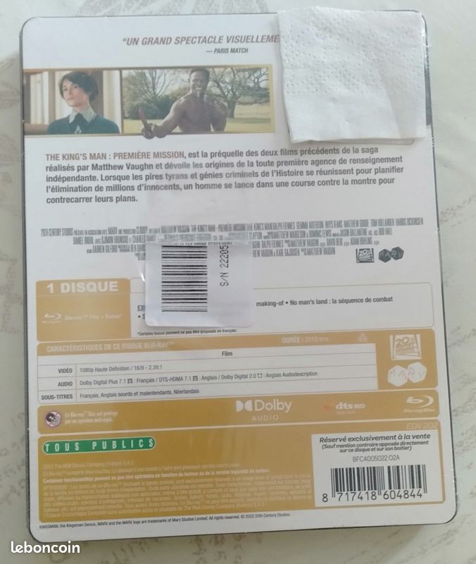 Steelbook King's man Collector (image 2)