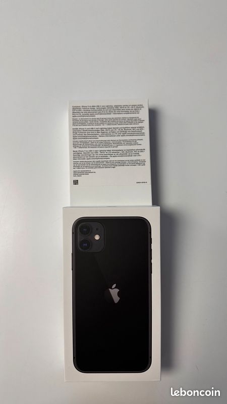 Boîte vide d’iPhone 11 black / noir 64 Go (image 1)