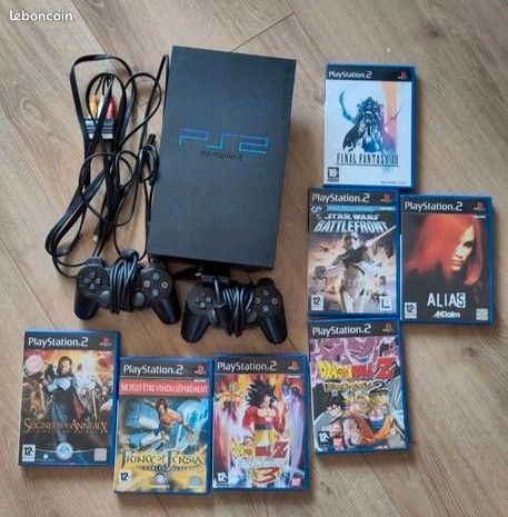 CONSOLE PS2 FAT de jeux video et Manette Sony Playstation 2 + carte