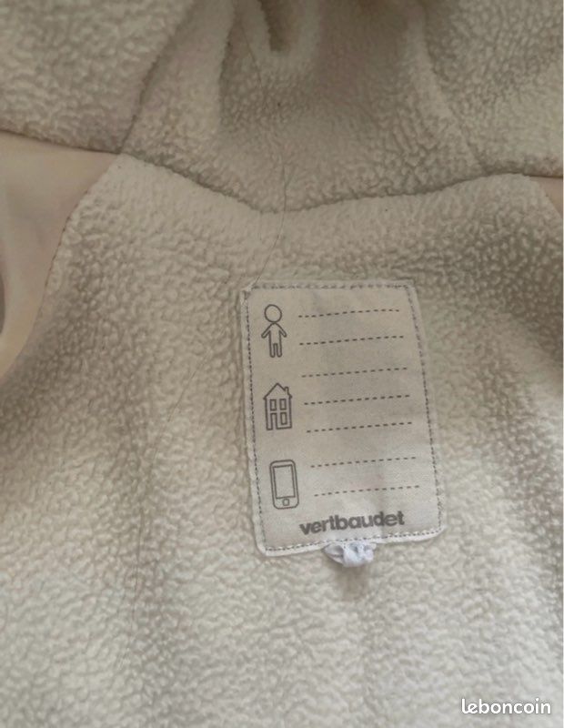 Combi hiver gants, capuche et pieds intégrés (image 2)