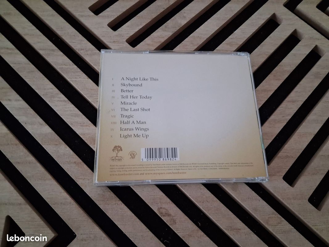 Album Cd Tom Baxter – Skybound / 2008 Acoustic (image 3)