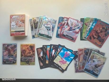 Lot 77 cartes one piece débutant (image 1)