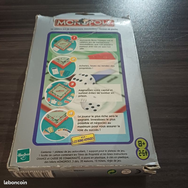 Jeu Monopoly de poche (image 2)