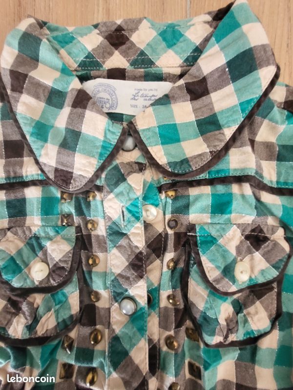 Chemise temps des cerises en 2 ans (image 2)