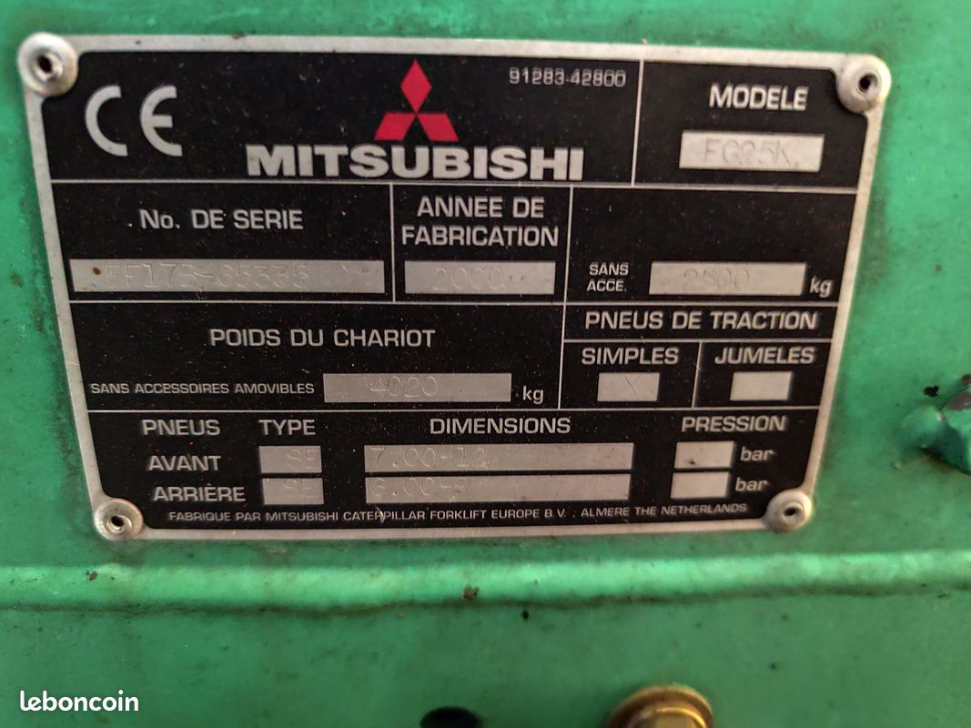 Chariot elevateur mitsubishi (image 3)