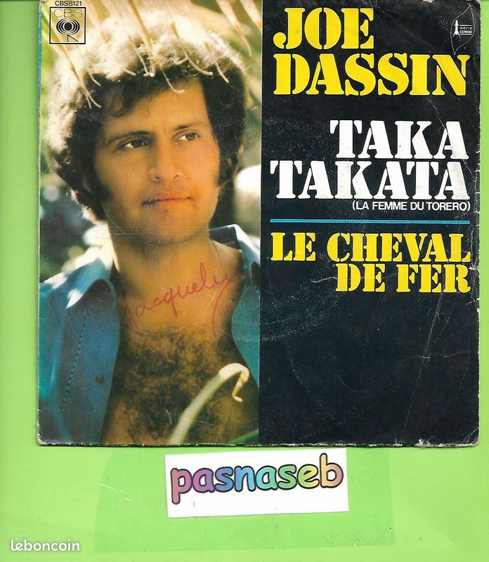 45T - Joe Dassin - Taka takata (image 1)