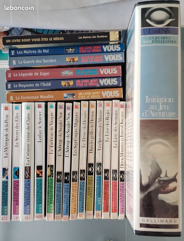 Ldvelh Lot 20 Livres dont vous êtes le Héros + coffret Initiation ujdvelh (image 1)