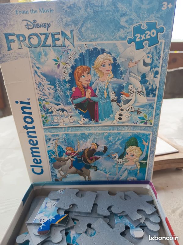 Puzzle reine des neiges 2x20 pièces (image 2)