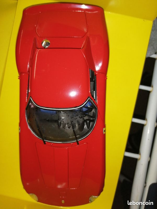 Jouef Evolution Ferrari 250 GTO 1964 – 1/18 Métal Ouvrant Rouge – Boîte Légèrement Altérée