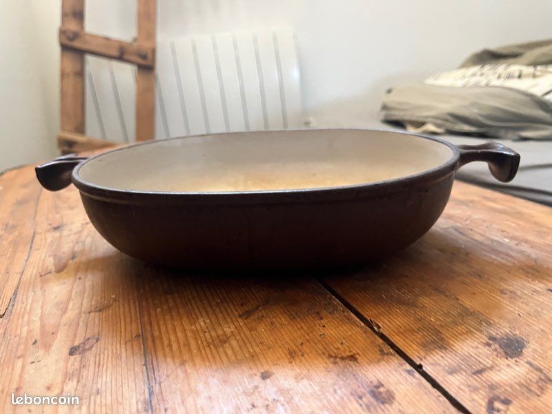 Grande Cocotte Ronde Le Creuset La Mama Rouge Fonte - Vintage